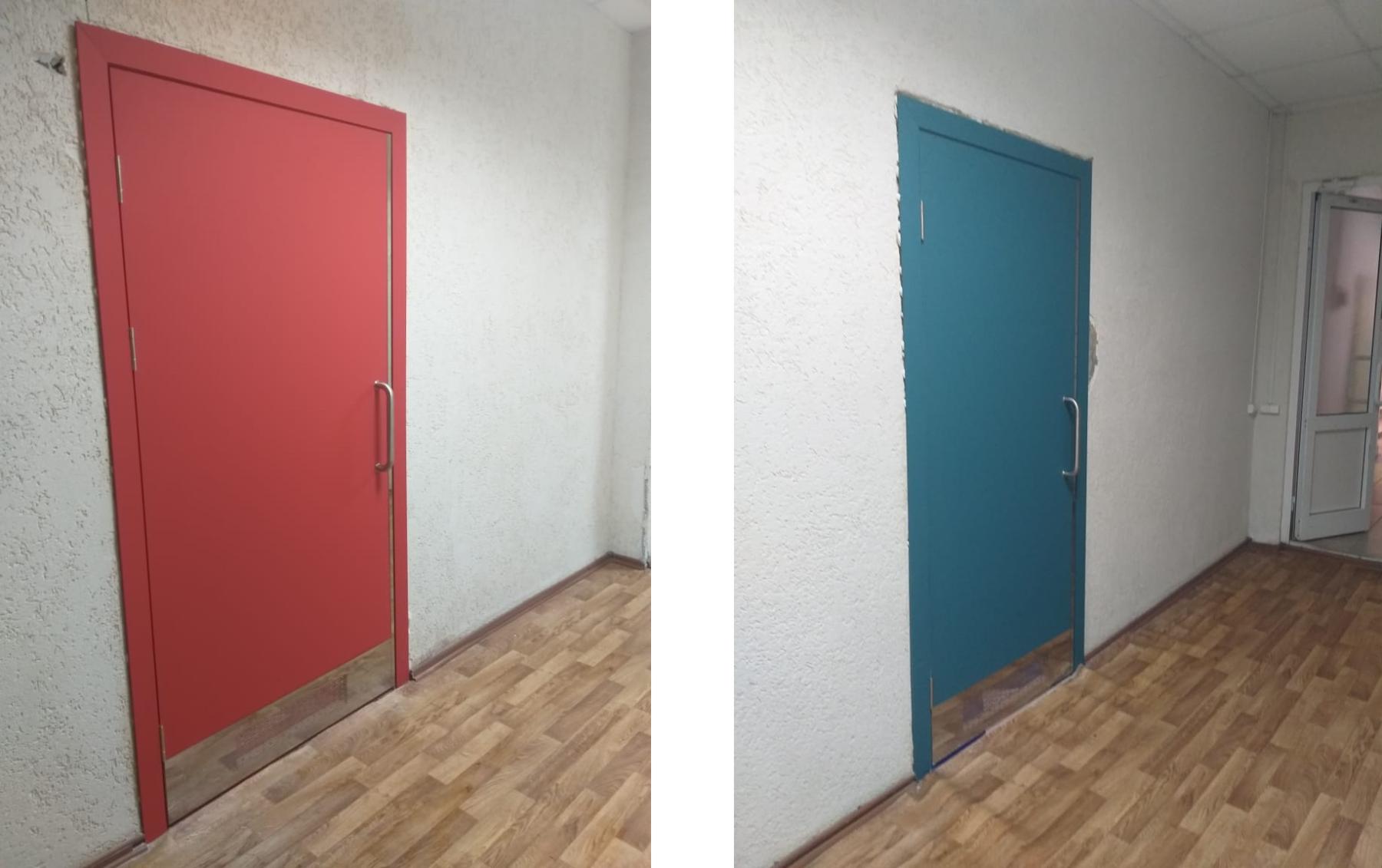 Двери в санузлах Московского педагогического университета от производителя Ostium Doors